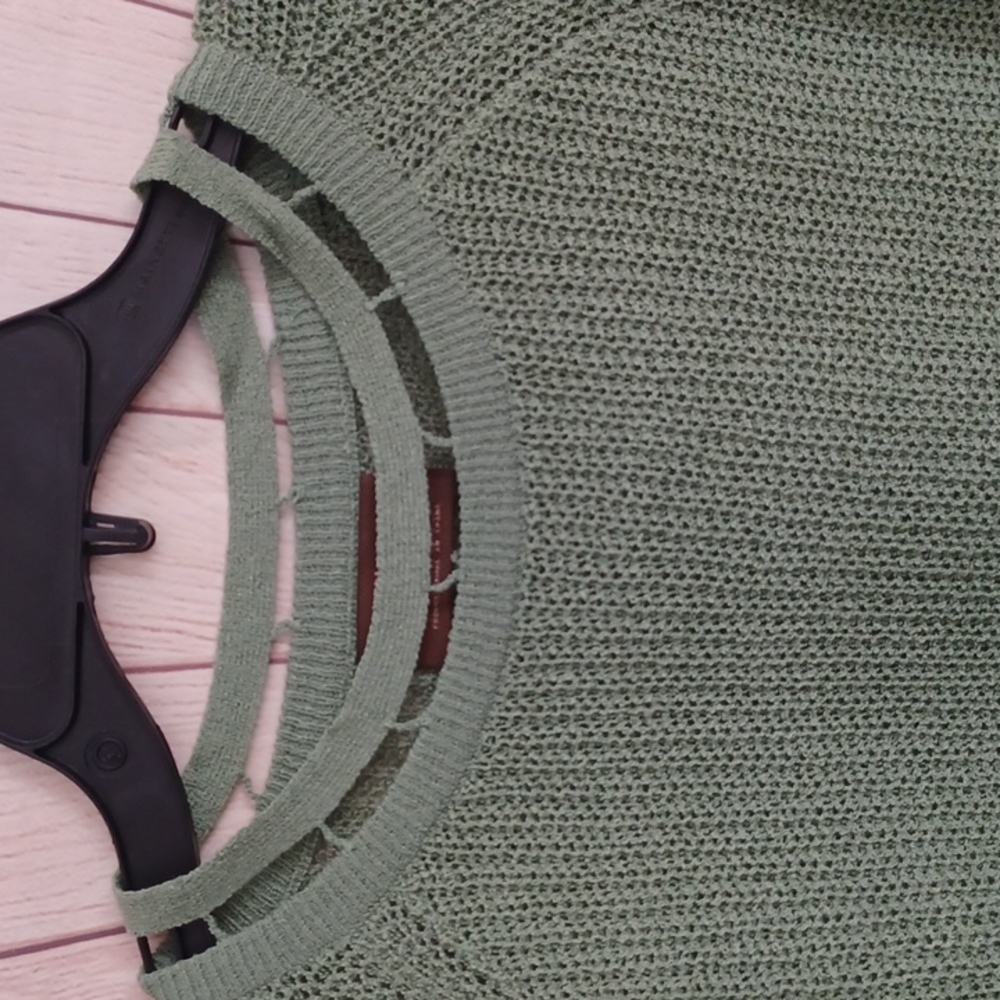 Sage Green Knitted Knit Kerisma Top - Picture 2 of 7